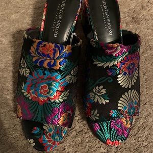 NWT Christian Siriano Open-Toe Mule/Slide Heel